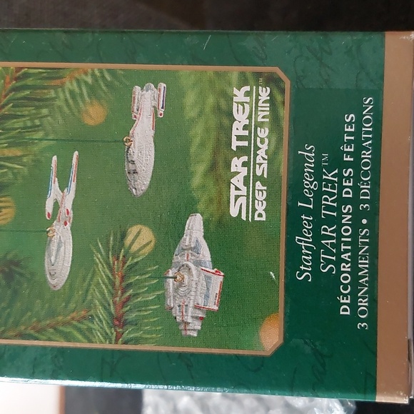 Hallmark Star Trek Starfleet Legends CHRISTMAS TREE ORNAMENTS - Picture 3 of 6